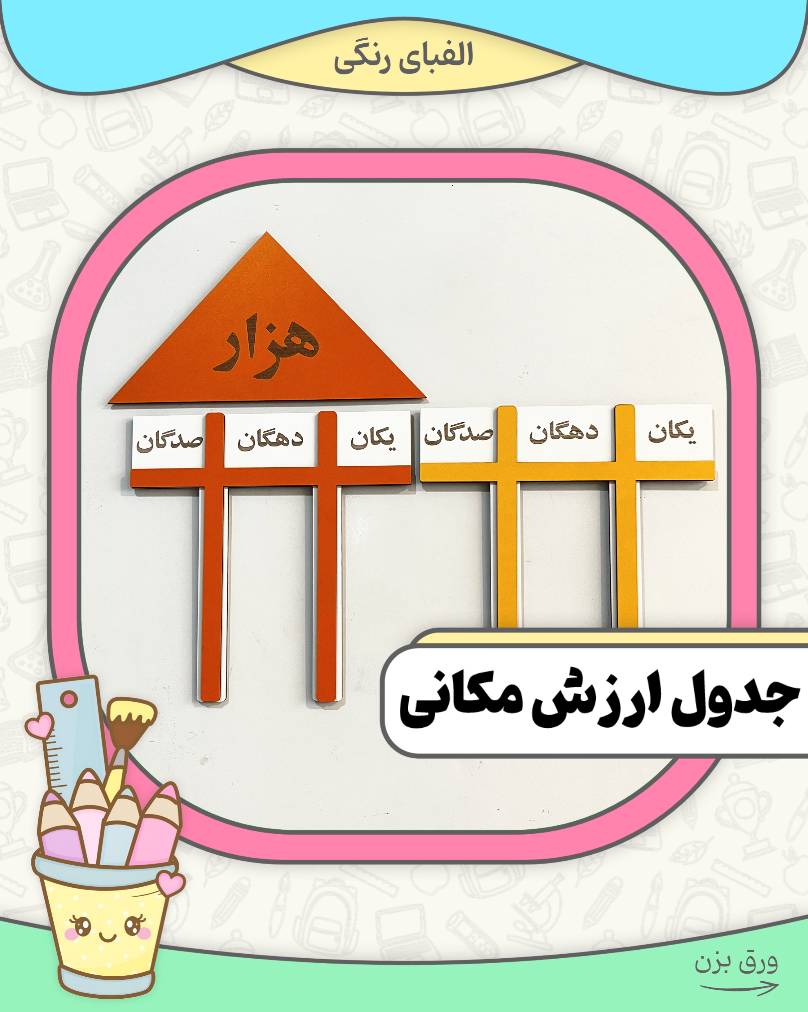 جدول ارزش مکانی سوم